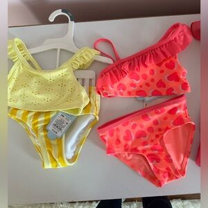 4 brand new Cat and Jack Bathingsuit